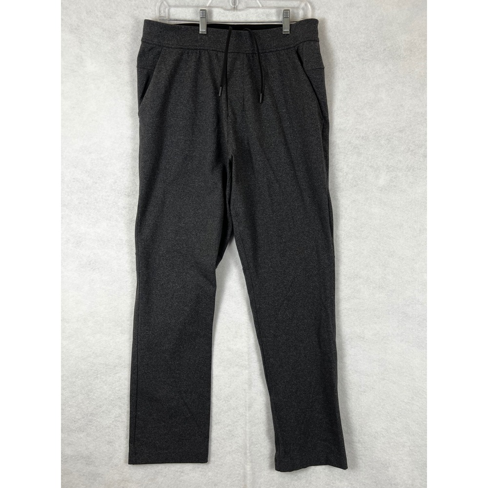 Lululemon ABC Pant Drawstring Heathered Charcoal Grey Mens Large LM5572S